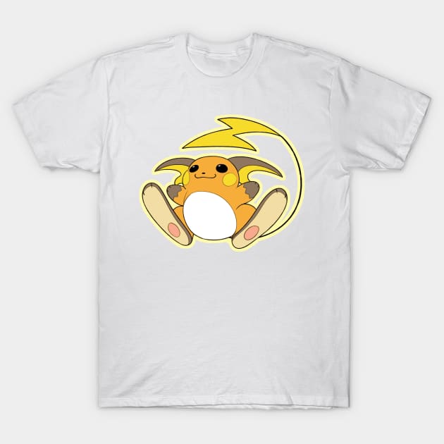 an orange nondescript electric potato T-Shirt by pigdragon